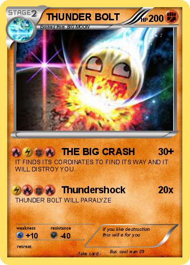 Pokemon THUNDER BOLT