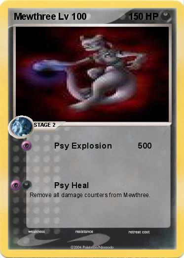 Pokemon Mewthree Lv 100