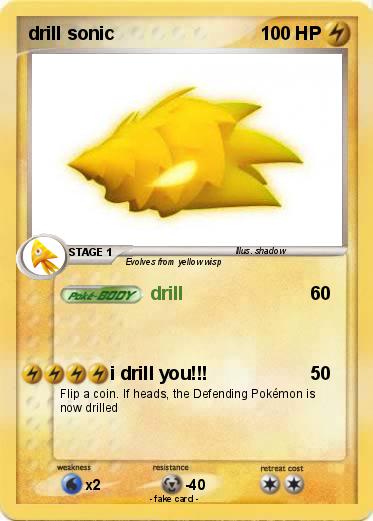 Pokemon drill sonic