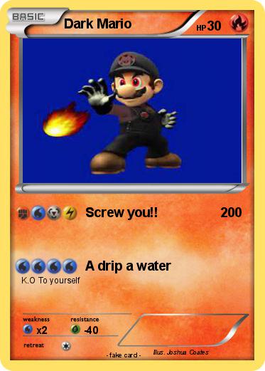 Pokemon Dark Mario