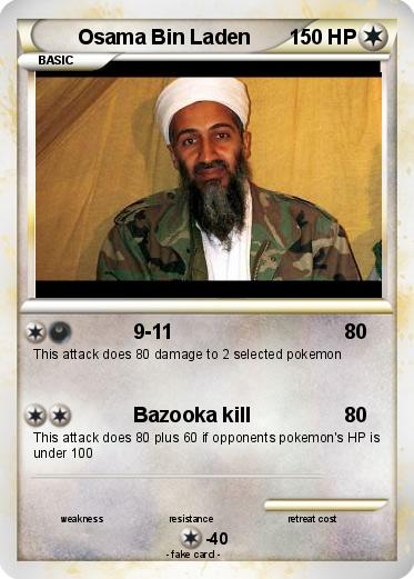 Pokemon Osama Bin Laden