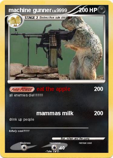Pokemon machine gunner