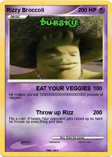 Pokemon Rizzy Broccoli
