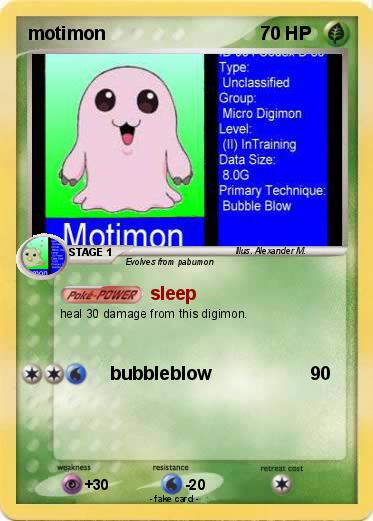 Pokemon motimon