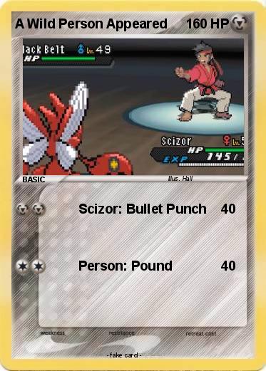Pokemon A Wild Person Appeared