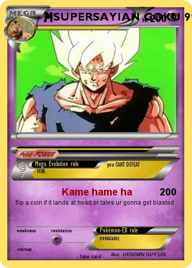 Pokemon SUPERSAYIAN GOKU 999