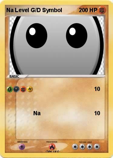 Pokemon Na Level G/D Symbol