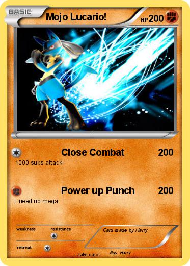 Pokemon Mojo Lucario!