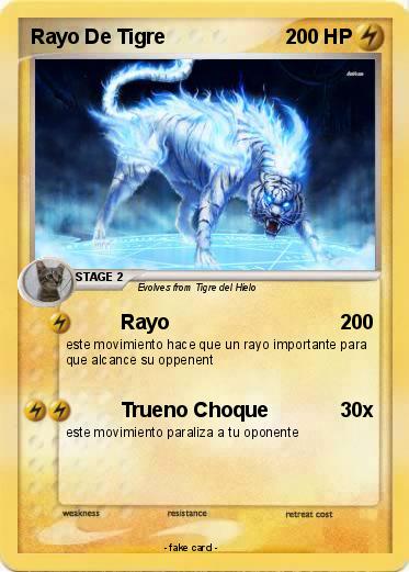 Pokemon Rayo De Tigre