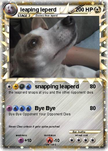 Pokemon leaping leperd