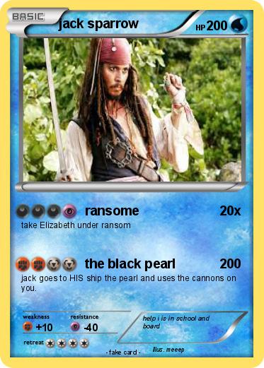Pokemon jack sparrow