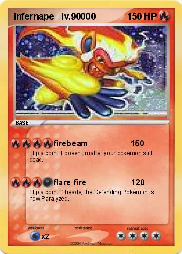 Pokemon infernape   lv.90000