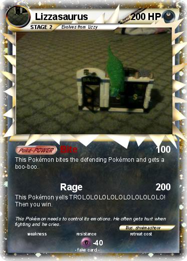 Pokemon Lizzasaurus