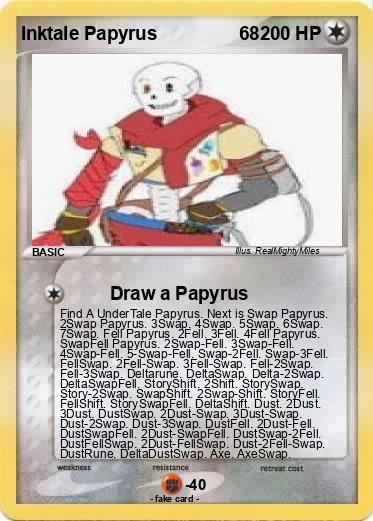 Pokemon Inktale Papyrus                68