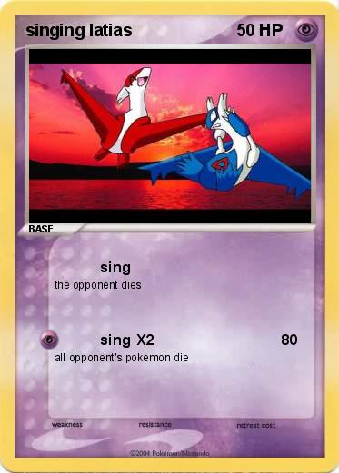 Pokemon singing latias