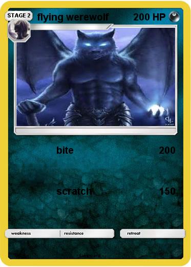 Pokemon flying werewolf