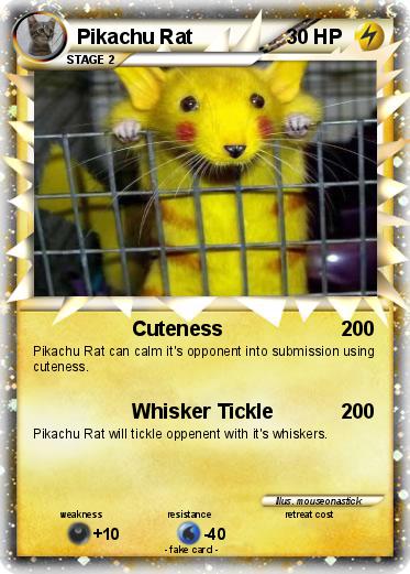 Pokemon Pikachu Rat