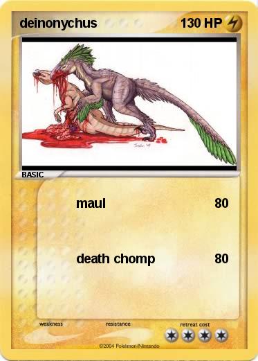 Pokemon deinonychus