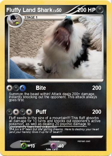 Pokemon Fluffy Land Shark