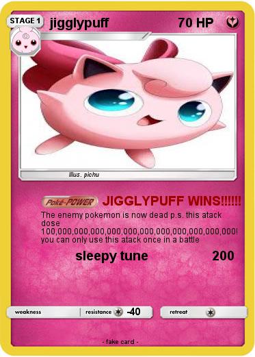 Pokemon jigglypuff