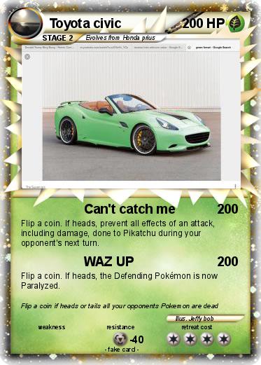 Pokemon Toyota civic