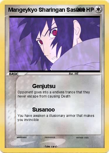 Pokemon Mangeykyo Sharingan Sasuke