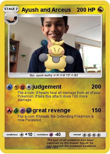 Pokemon Ayush and Arceus