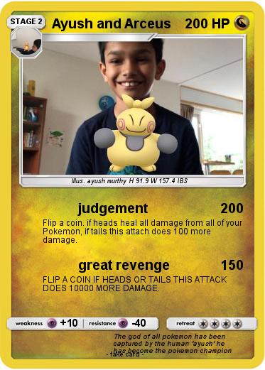 Pokemon Ayush and Arceus