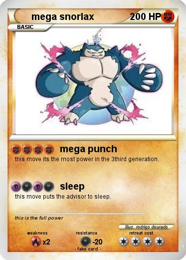 Pokemon mega snorlax