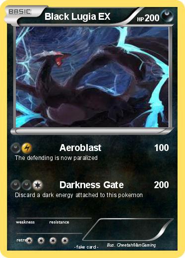 Pokemon Black Lugia EX