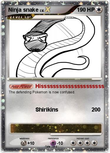 Pokemon Ninja snake