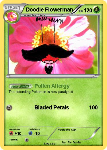 Pokemon Doodle Flowerman