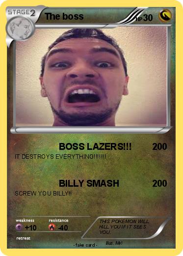 Pokemon The boss