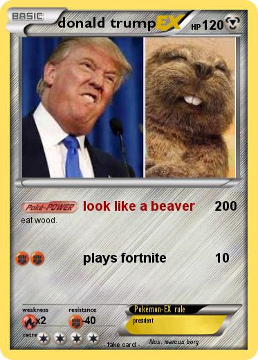 Pokemon donald trump