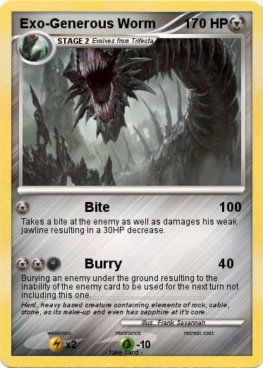 Pokemon Exo-Generous Worm