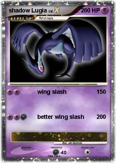 Pokemon shadow Lugia