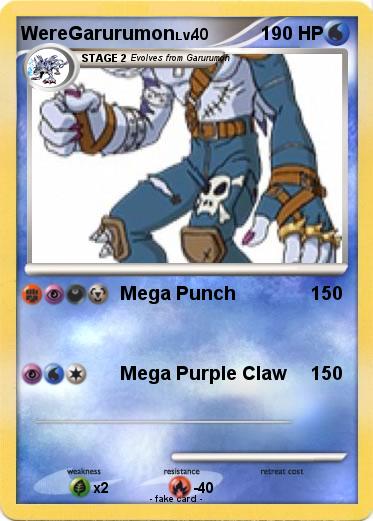 Pokemon WereGarurumon