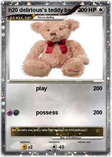 Pokemon h20 delirious's teddy bear