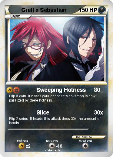 Pokemon Grell x Sebastian