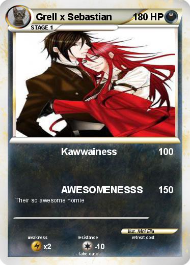 Pokemon Grell x Sebastian