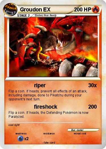 Pokemon Groudon EX