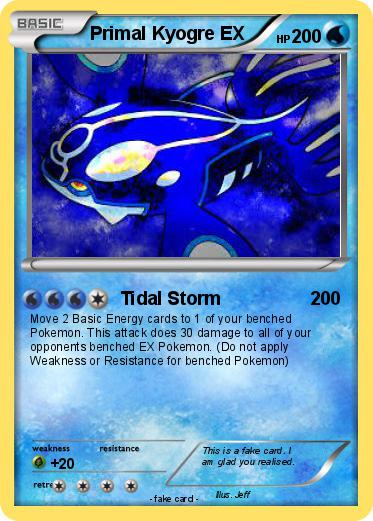 Pokemon Primal Kyogre EX