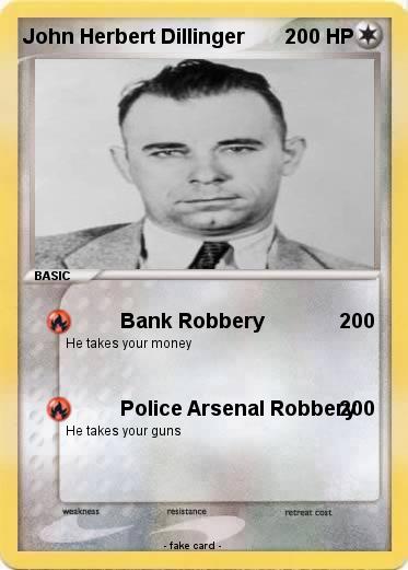 Pokemon John Herbert Dillinger