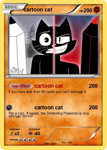 Pokemon cartoon cat