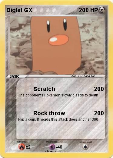 Pokemon Diglet GX