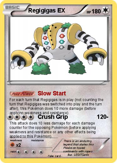 Pokemon Regigigas EX