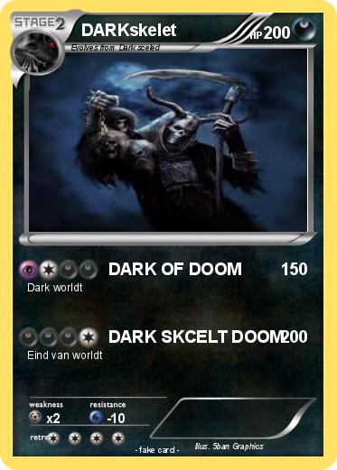 Pokemon DARKskelet
