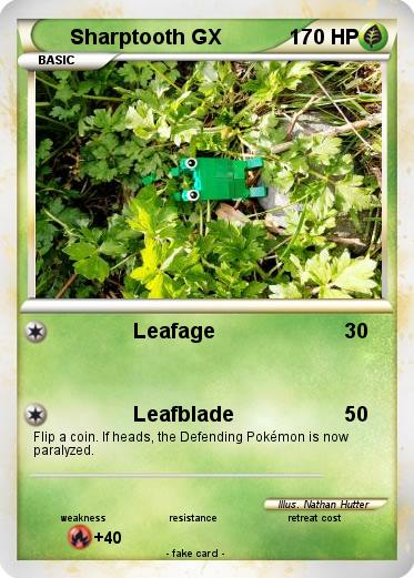 Pokemon Sharptooth GX