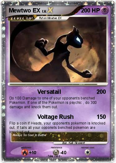 Pokemon Mewtwo EX