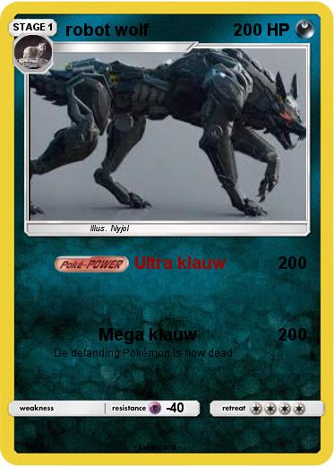 Pokemon robot wolf